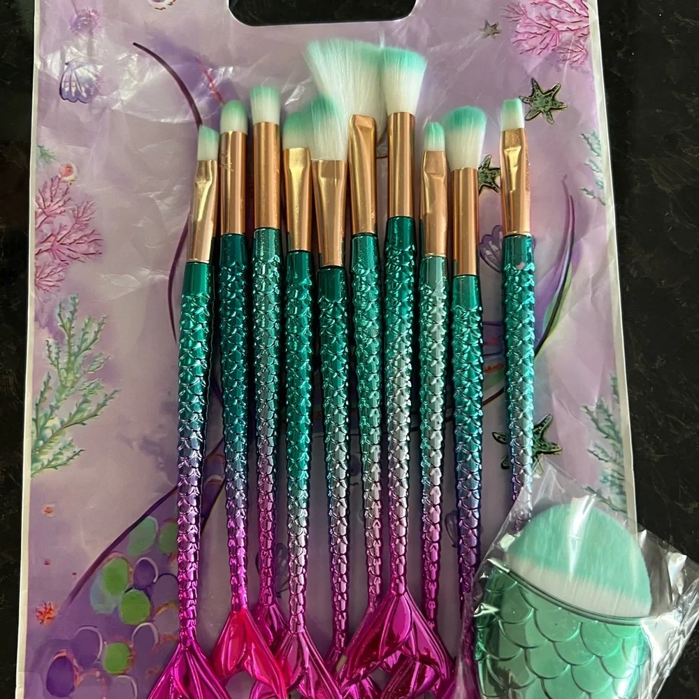 Mermaid Party Supplies Set - Multicolor